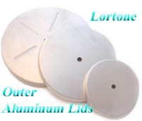 Lortone(c) Rotary Tumblers - metal replacement outer lids. In Stock - Order NOW!