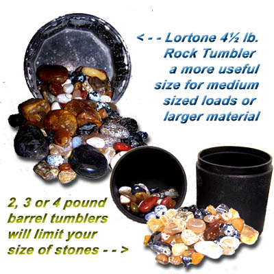 Don't be sucked into an atractive low price that limits you to polishing rocks the size of a quarter or smaller. 